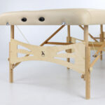 Integral inklapbare massagetafel 102 hout beige Habys