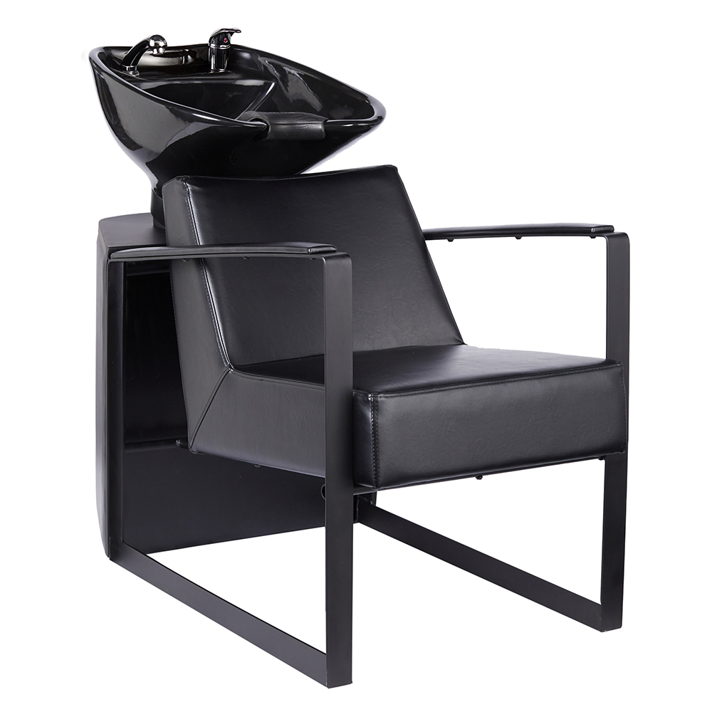 Lambert wasunit modern met kantelbare wasbak zwart Comfortel Lambert wasunit modern met kantelbare wasbak zwart Comfortel