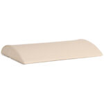 Lendenbolster 40x25x5 cm halfrond beige Habys