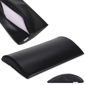 Lendenrol halfrond 40x25x5cm zwart Habys