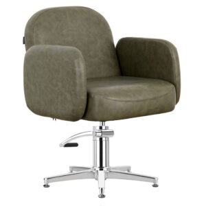 Lulu kappersstoel groen Comfortel