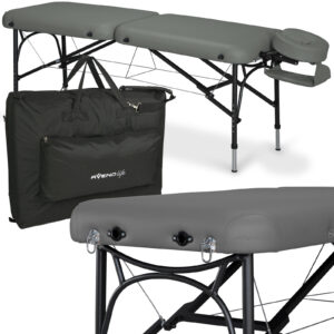 Luna Light inklapbare massagetafel lichtgewicht antraciet Habys