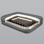 Luna Light inklapbare massagetafel lichtgewicht antraciet Habys