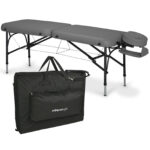 Luna Light inklapbare massagetafel lichtgewicht antraciet Habys