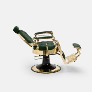 MACK barberstoel kantelbare rugleuning groen DD Hairdressing