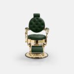 MACK barberstoel kantelbare rugleuning groen DD Hairdressing