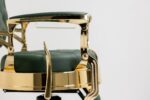 MACK barberstoel kantelbare rugleuning groen DD Hairdressing