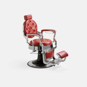MACK barberstoel rood DD Hairdressing