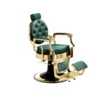 MAE barberstoel verstelbare hoofdsteun groen DD Hairdressing