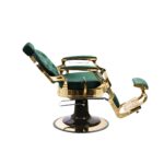 MAE barberstoel verstelbare hoofdsteun groen DD Hairdressing
