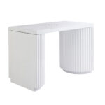 Marlo kaptafel ribbelpoten wit Comfortel