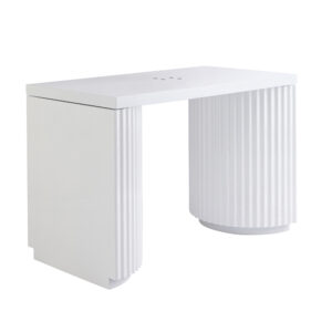 Marlo kaptafel ribbelpoten wit Comfortel
