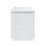 Marlo kaptafel ribbelpoten wit Comfortel
