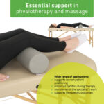 Massagerol 15 x 60 cm rond grijs Habys