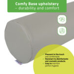 Massagerol 15 x 60 cm rond grijs Habys