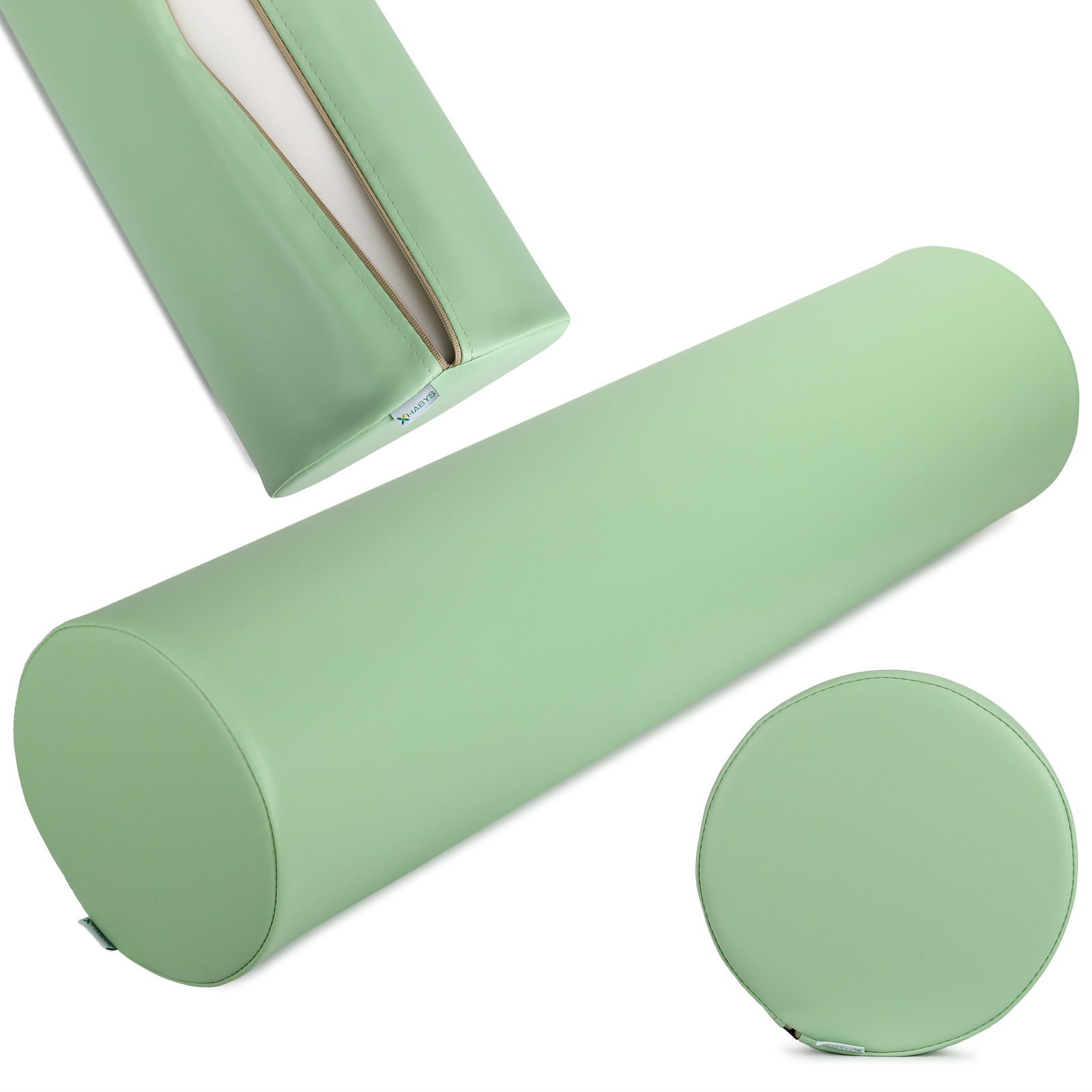 Massagerol 25x100 cm rond groen Habys Massagerol 25x100 cm rond groen Habys