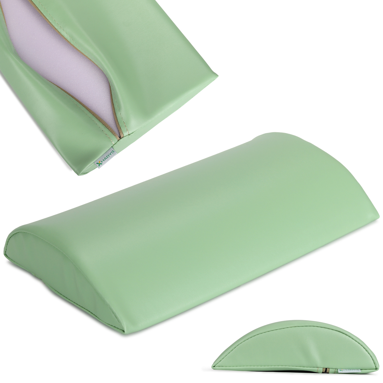 Massagerol halfronde lumbale groen Habys Massagerol halfronde lumbale groen Habys