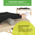 Massagerol rond grijs Habys