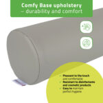 Massagerol rond grijs Habys