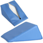 Massagerol wigvormig blauw Habys