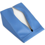 Massagerol wigvormig blauw Habys