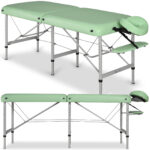 Medmal inklapbare massagetafel 3-poots groen Habys