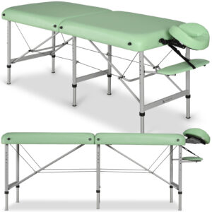 Medmal inklapbare massagetafel 3-poots groen Habys