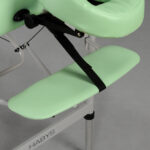 Medmal inklapbare massagetafel 3-poots groen Habys