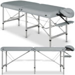Medmal inklapbare massagetafel 70 cm grijs Habys