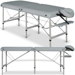 Medmal inklapbare massagetafel 70 cm grijs Habys