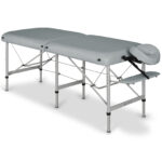 Medmal inklapbare massagetafel 70 cm grijs Habys