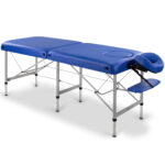 Medmal inklapbare massagetafel 70 cm marineblauw Habys