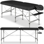 Medmal inklapbare massagetafel 70 cm zwart Habys