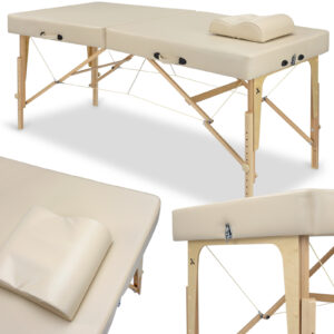 Mila massagetafel inklapbaar beige Habys