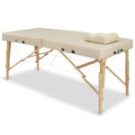 Mila massagetafel inklapbaar beige Habys
