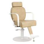 Milla kappersstoel kantelbaar beige Comfortel