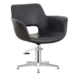 Milo kappersstoel blauwzwart Comfortel