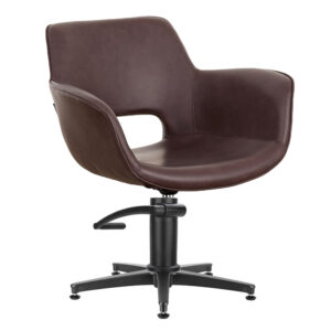 Milo kappersstoel modern donkerrood Comfortel