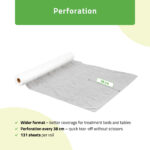 Non-woven rolvel 70 cm 15 g/m² wit Habys