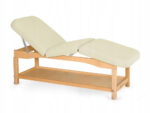 Nova Komfort behandelbank driedelig licht hout beige Habys