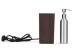 Olieverwarmer aluminium fles donkerbruin Habys