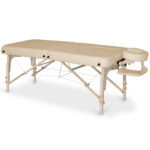 Olivia zwangerschapsmassagetafel inklapbaar beige Habys
