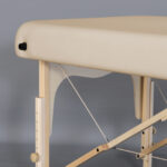 Olivia zwangerschapsmassagetafel inklapbaar beige Habys