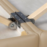 Olivia zwangerschapsmassagetafel inklapbaar beige Habys