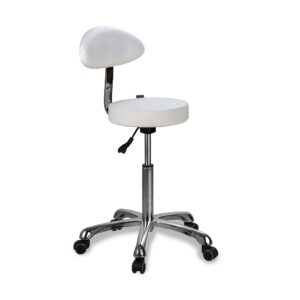 Opal krukstoel met rugleuning wit DD Wellness