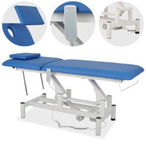 Optima therapietafel elektrisch blauw Habys