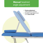 Optima therapietafel elektrisch blauw Habys