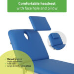 Optima therapietafel elektrisch blauw Habys