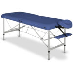 Panda Alu inklapbare massagetafel 70 cm marineblauw Habys