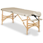 Panda inklapbare massagetafel 60 cm beige Habys